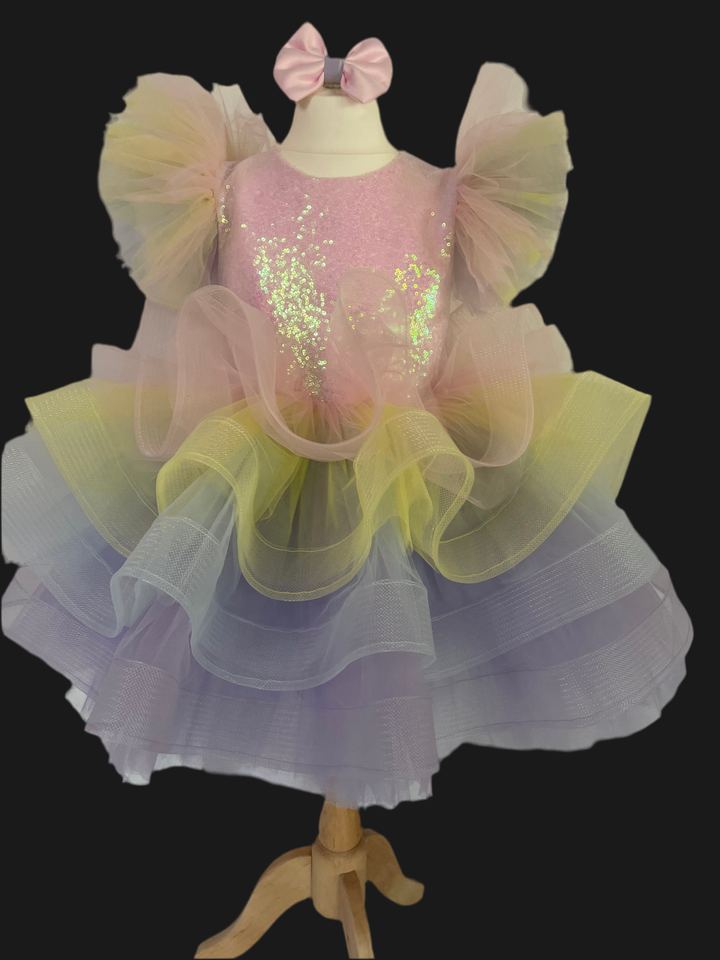 Rainbow Unicorn Party Dress