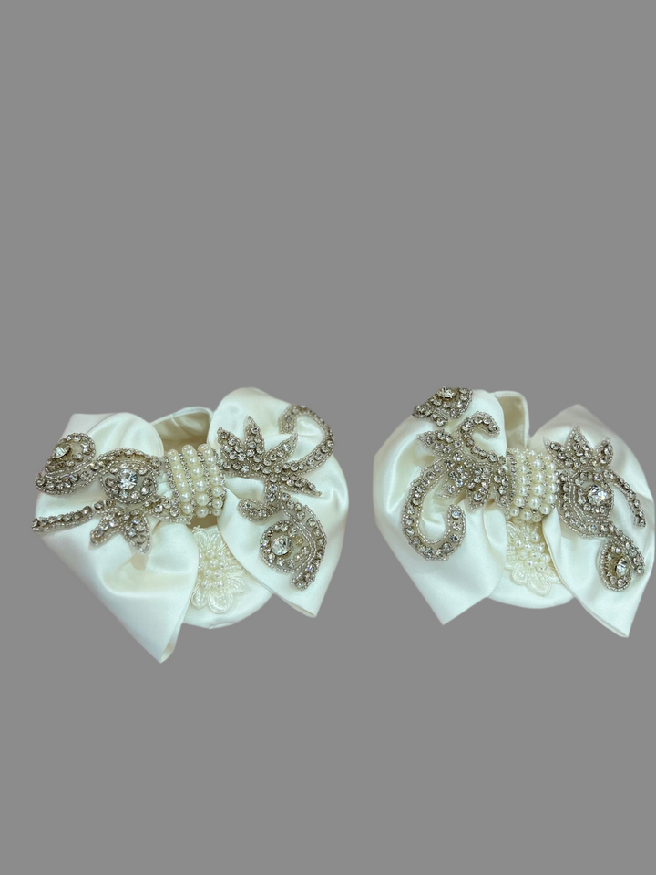 Satin Christening baby shoes