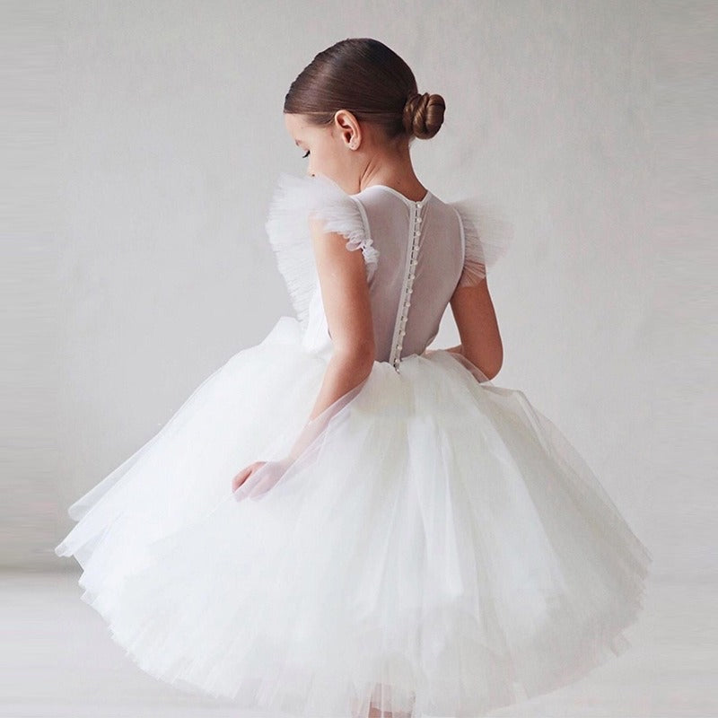 Cloud 9 Tulle Dress in White