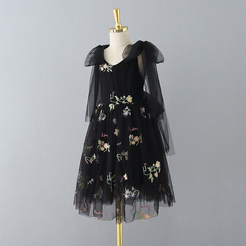 Enchanted Fairy Embroidered Dress in White