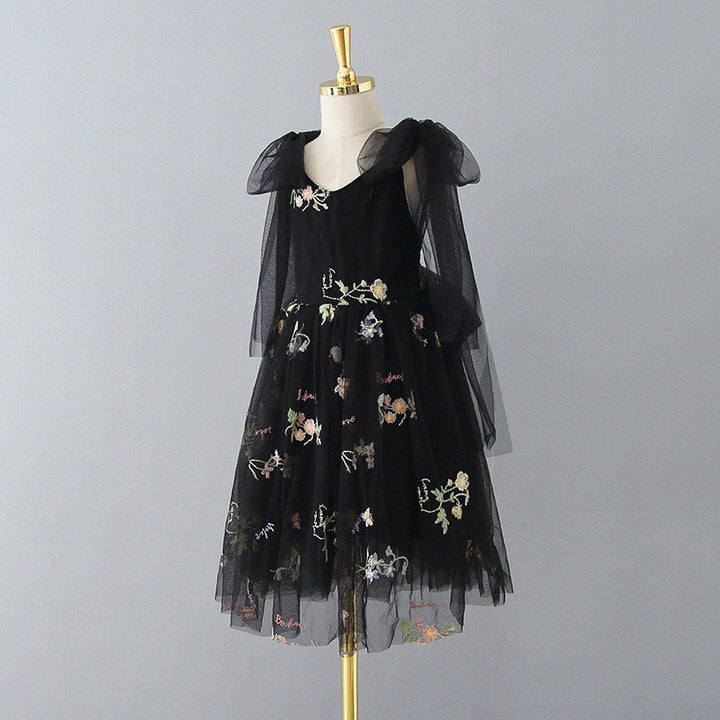 Enchanted Fairy Embroidered Dress in White