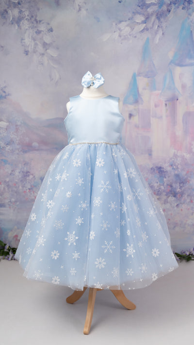 Snow Queen Frozen Elsa Costume Dress