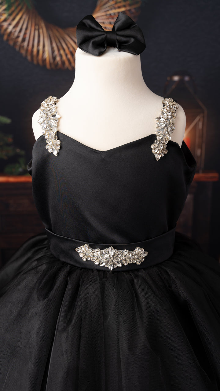 Little Black Luxury Dresses for Kids