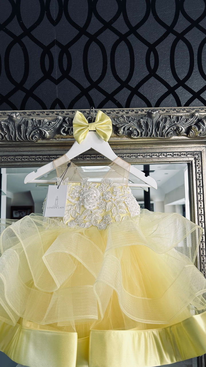 Yellow tutu dress