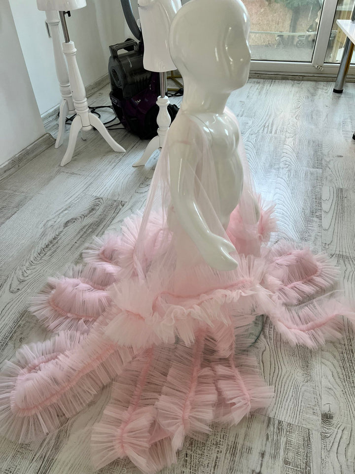 Mini Couture Kimono Tulle Robe