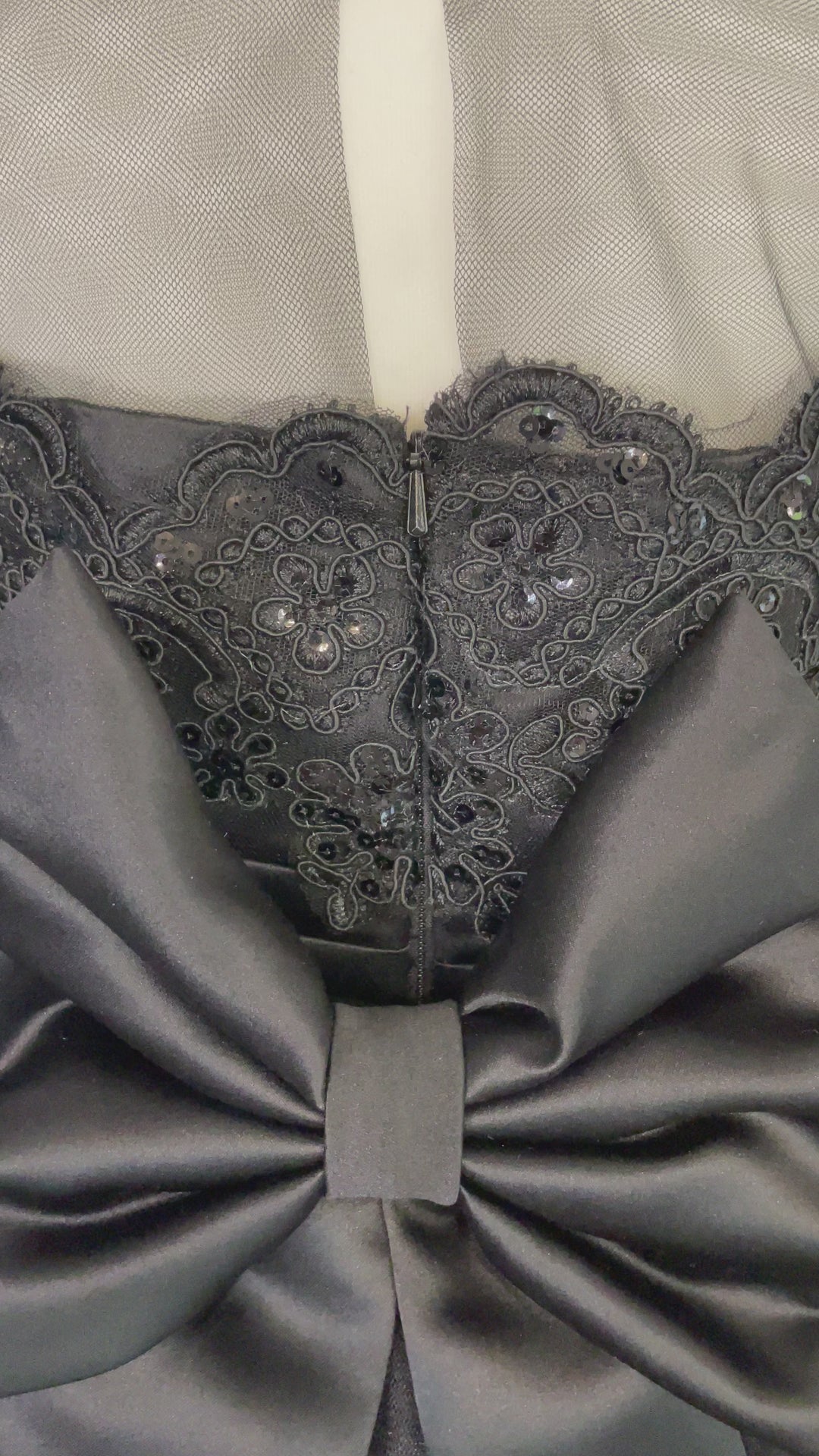 Lily Lace Dress in Black sparkle