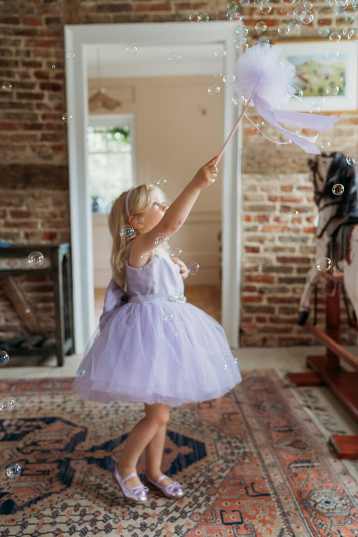 Lilac Pom Pom Wand