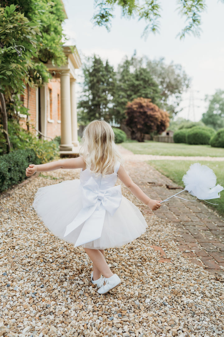 Girls tutu dress in Ivory white