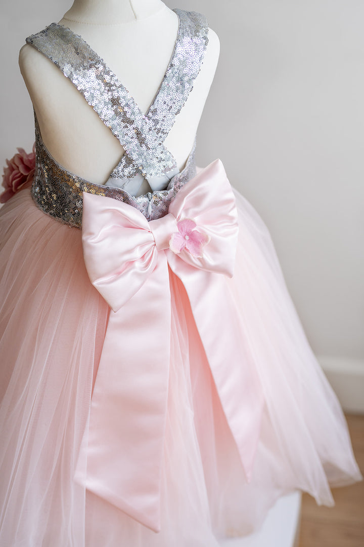 Large Satin Bow and Tails