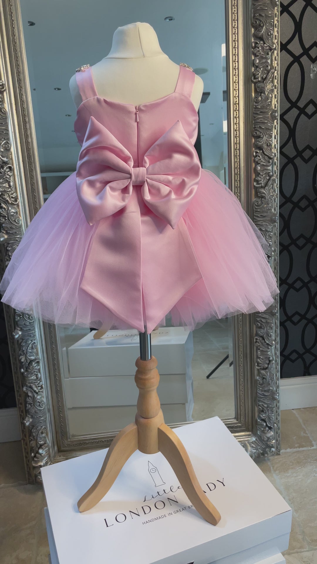 Girls tutu dress in pink