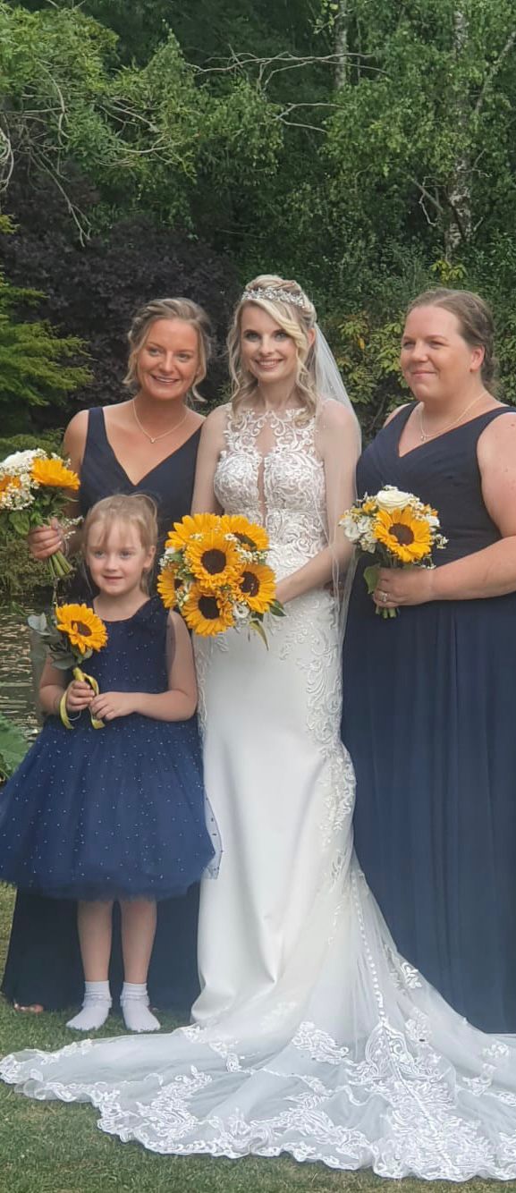 Pearl dress royal blue Toddler Tutu Dress