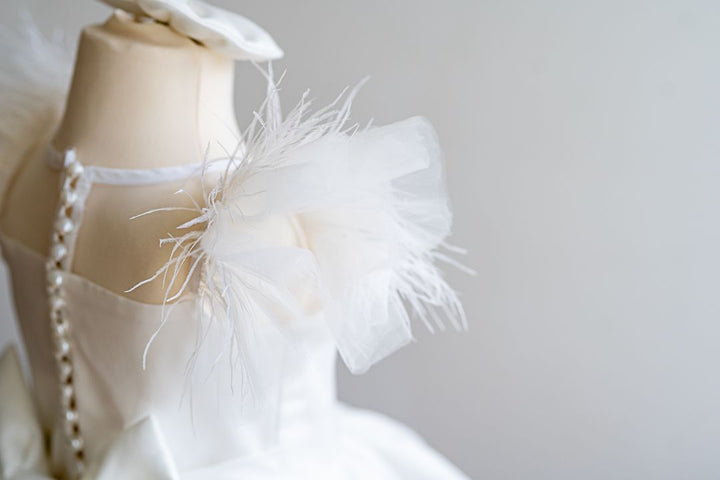 Photoshoot dress in white