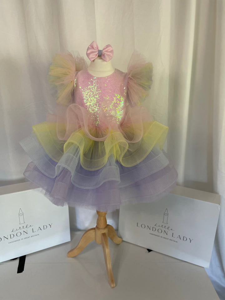 Rainbow Unicorn Party Dress