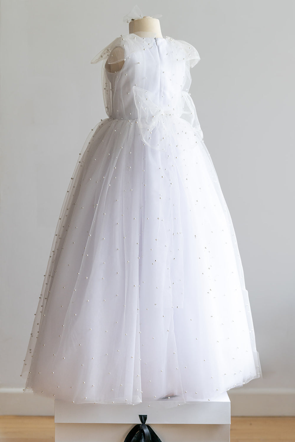 Long Couture Gown in White