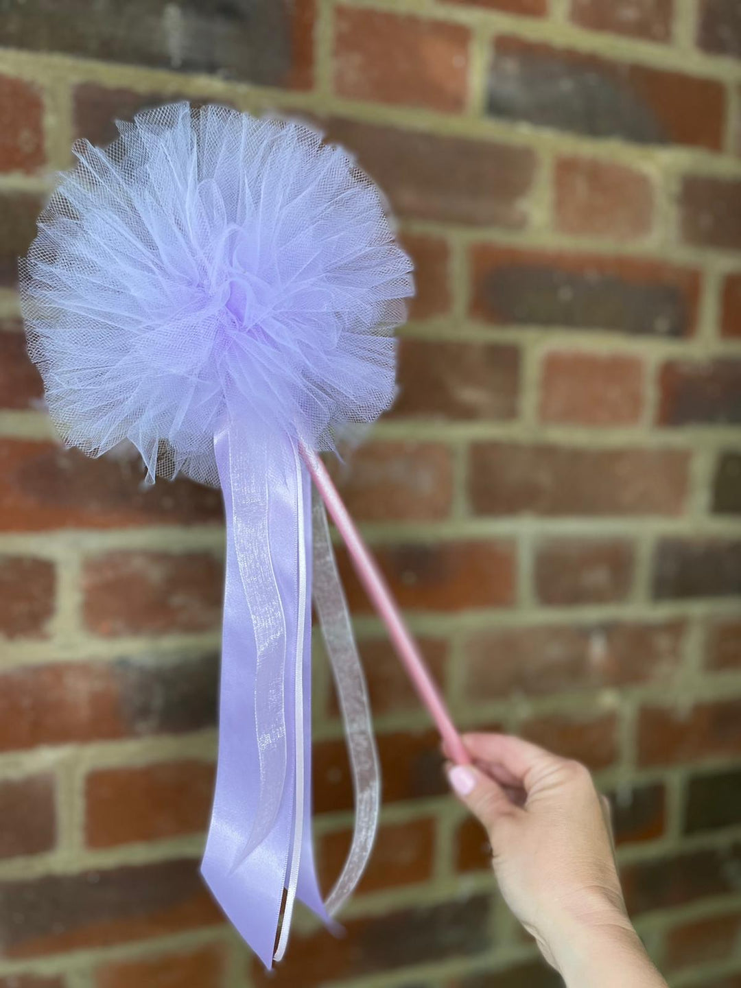 Lilac Pom Pom Wand