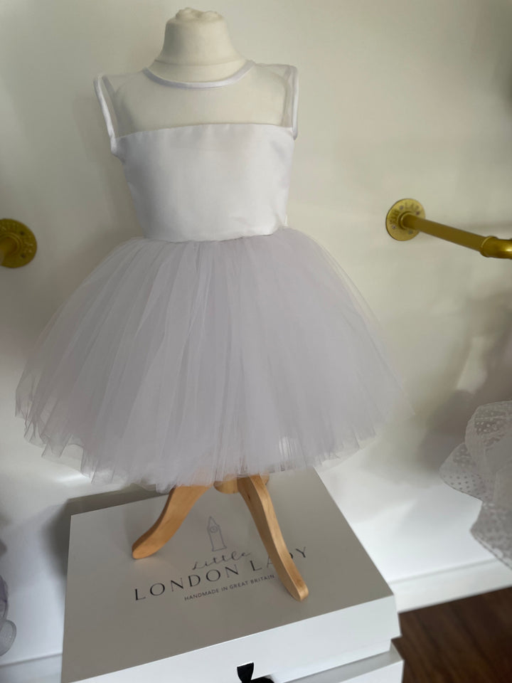 Little Girls Dress in white 