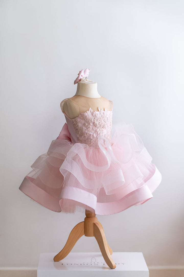  Kids Couture dress, Pink childrens Party Dress, Satin Hem, Satin hair clip, Pink Satin Bow, Pink Bow, Pink Tulle and  Satin dress, Party dresses for girls, little girls gowns, baby girl dresses, little girls dress, kids dress, Kids Tutu Dress, White Tutu Skirt, 1st Birthday dress, Handmade Dresses for children, Pageant Dress, Flower Girl Satin Dress, Little Bridesmaid, Junior bridemaid, Baptism Gown, Birthday Dress, Pink Dress, Baby girl dress, Princess Dress.