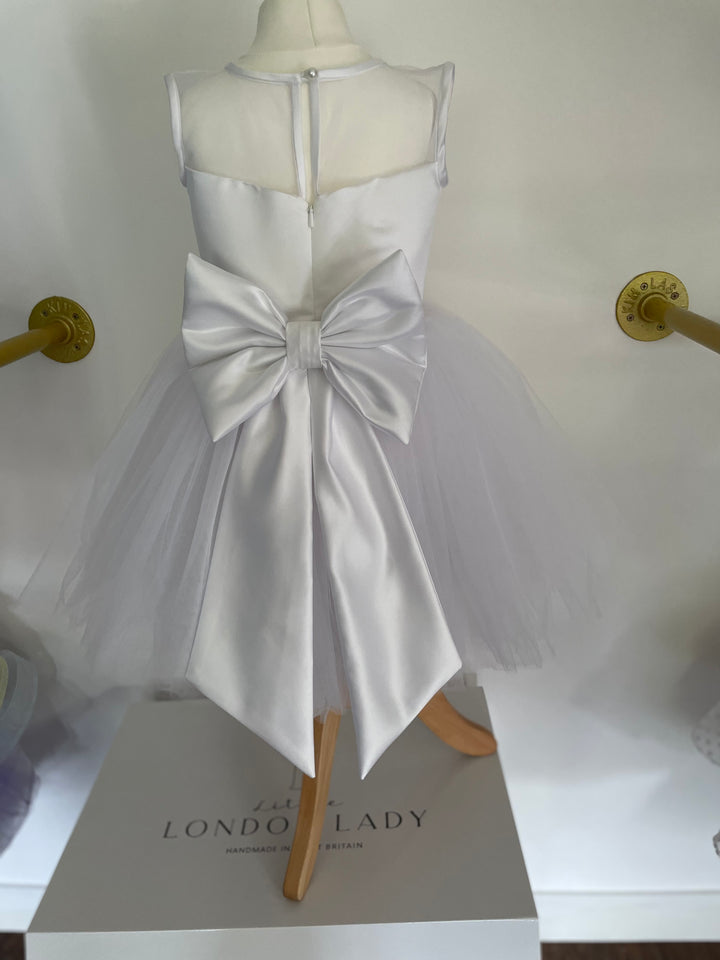 Ritz Tutu Dress in White 